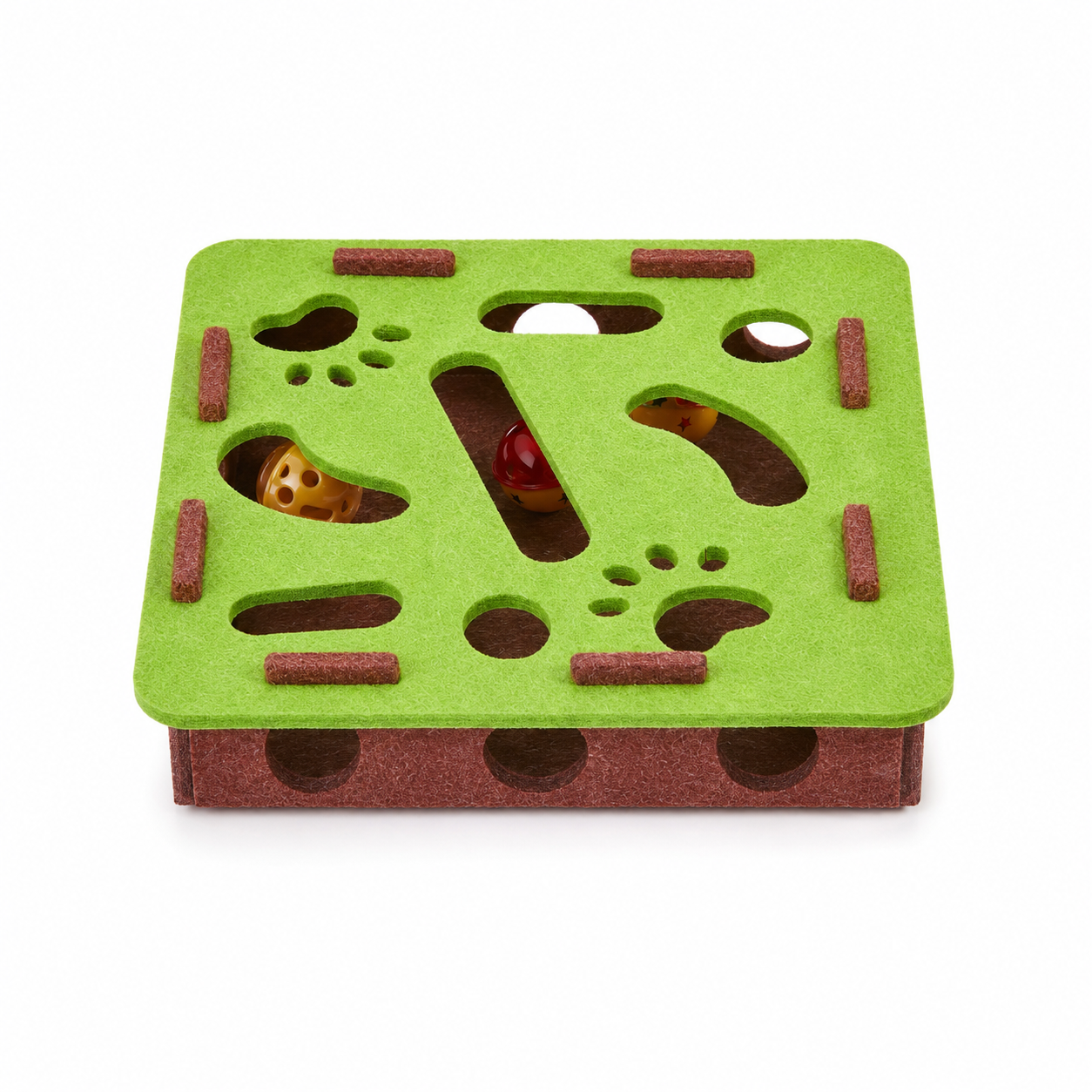 Potaroma Felt Maze Cat Puzzle Toy