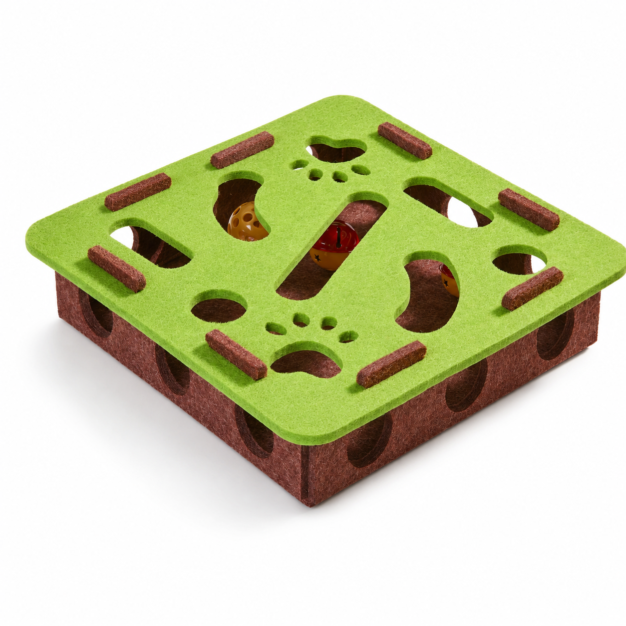 Potaroma Felt Maze Cat Puzzle Toy