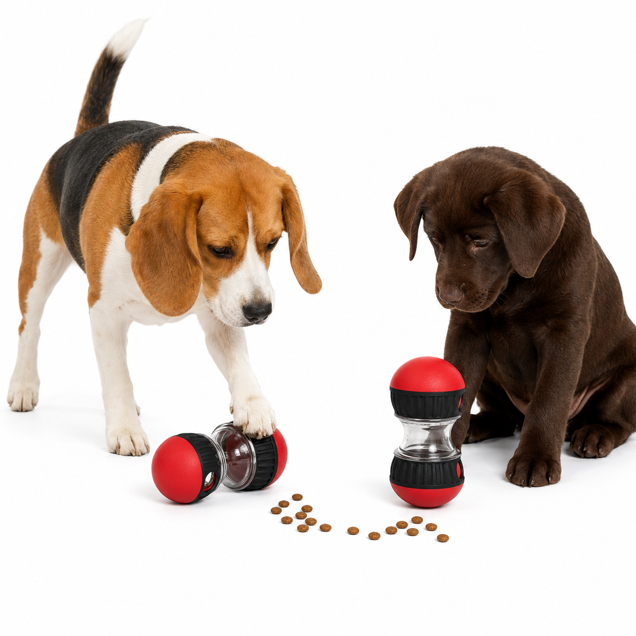 INTERACTIVE DOG SNACK DISPENSAR